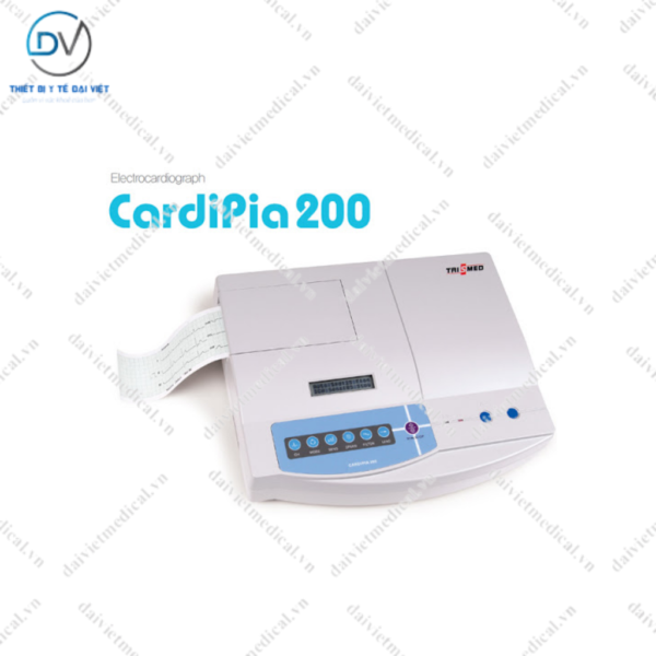 Máy điện tim 3 kênh - Model: CARDIPIA 200 type 203N - Trismed - Hàn Quốc